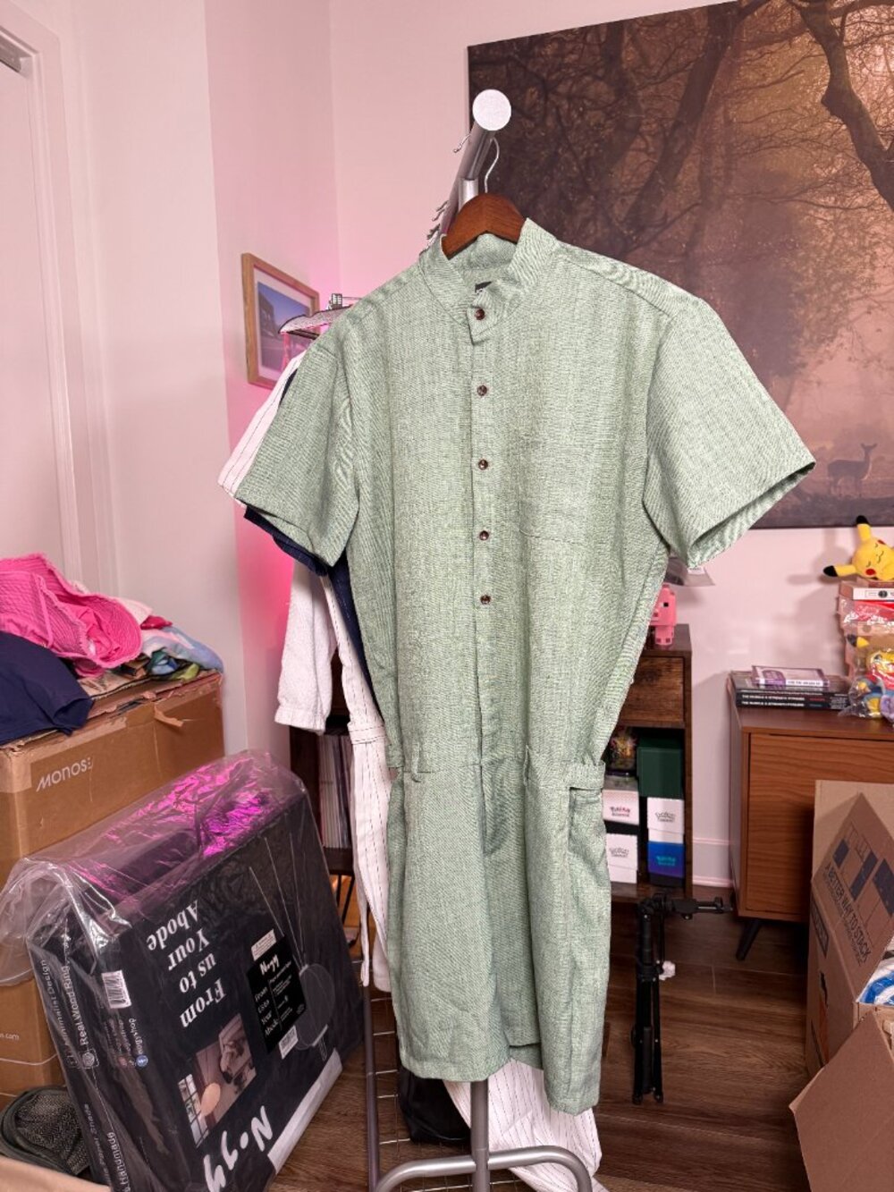 Romperjack Green Romper SIZE MEDIUM (98% cotton)